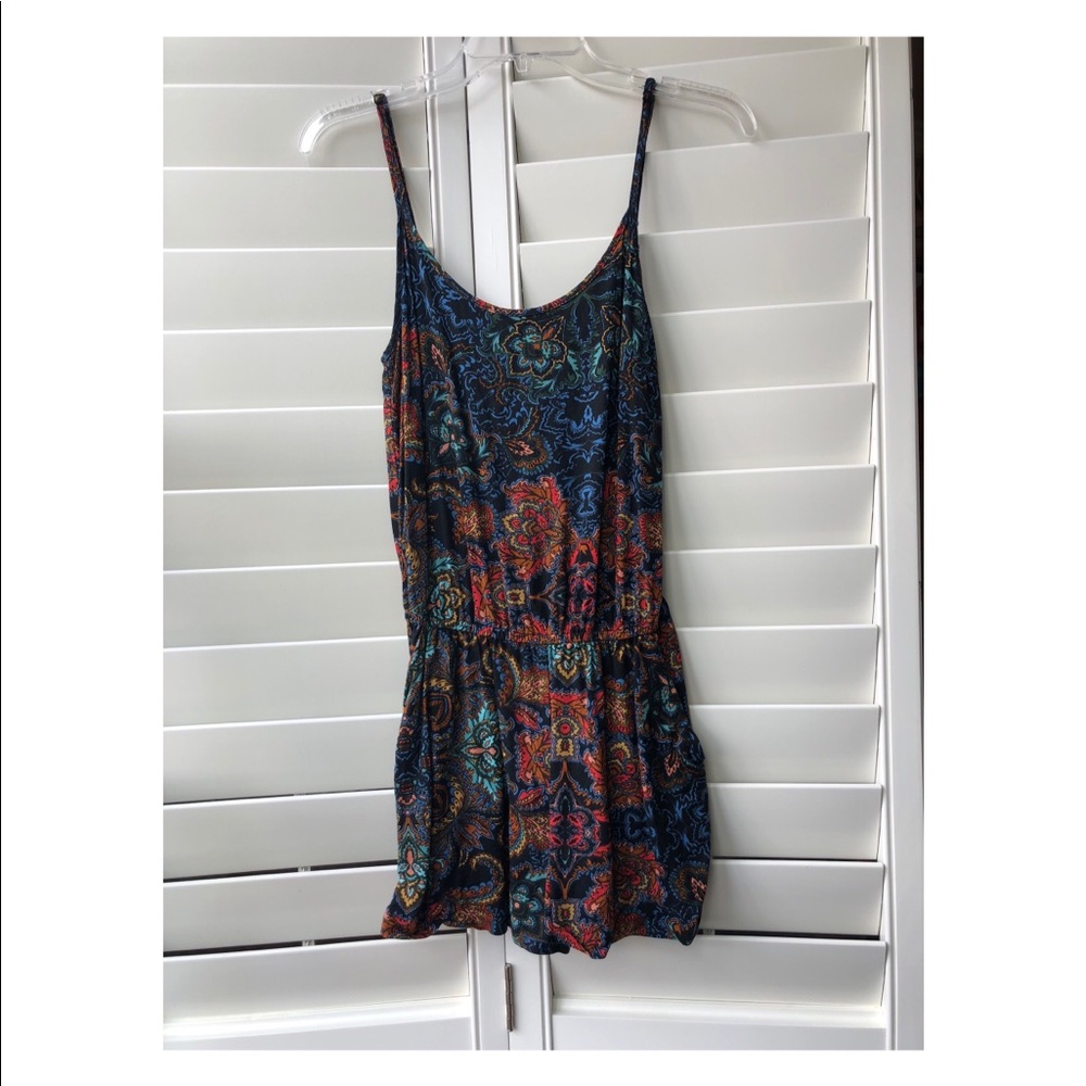 H&M floral patterned romper